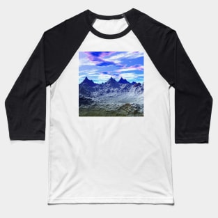 snow mountain Baseball T-Shirt